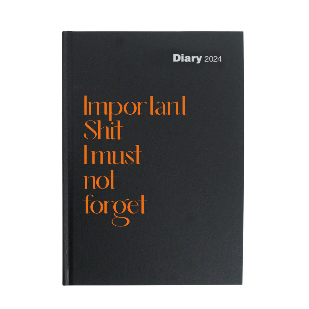 Important 2024 A5 Week To View Diary