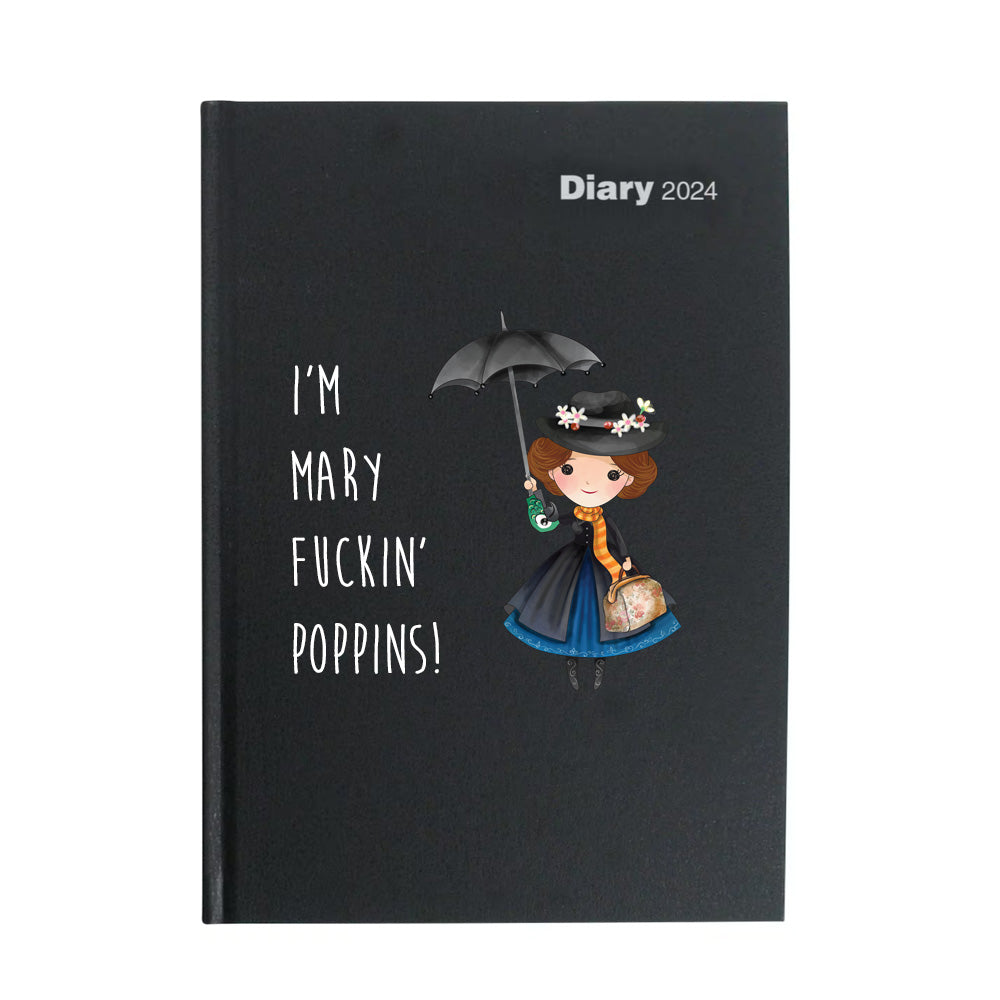 Mary Poppins 2024 A5 Week To View Diary