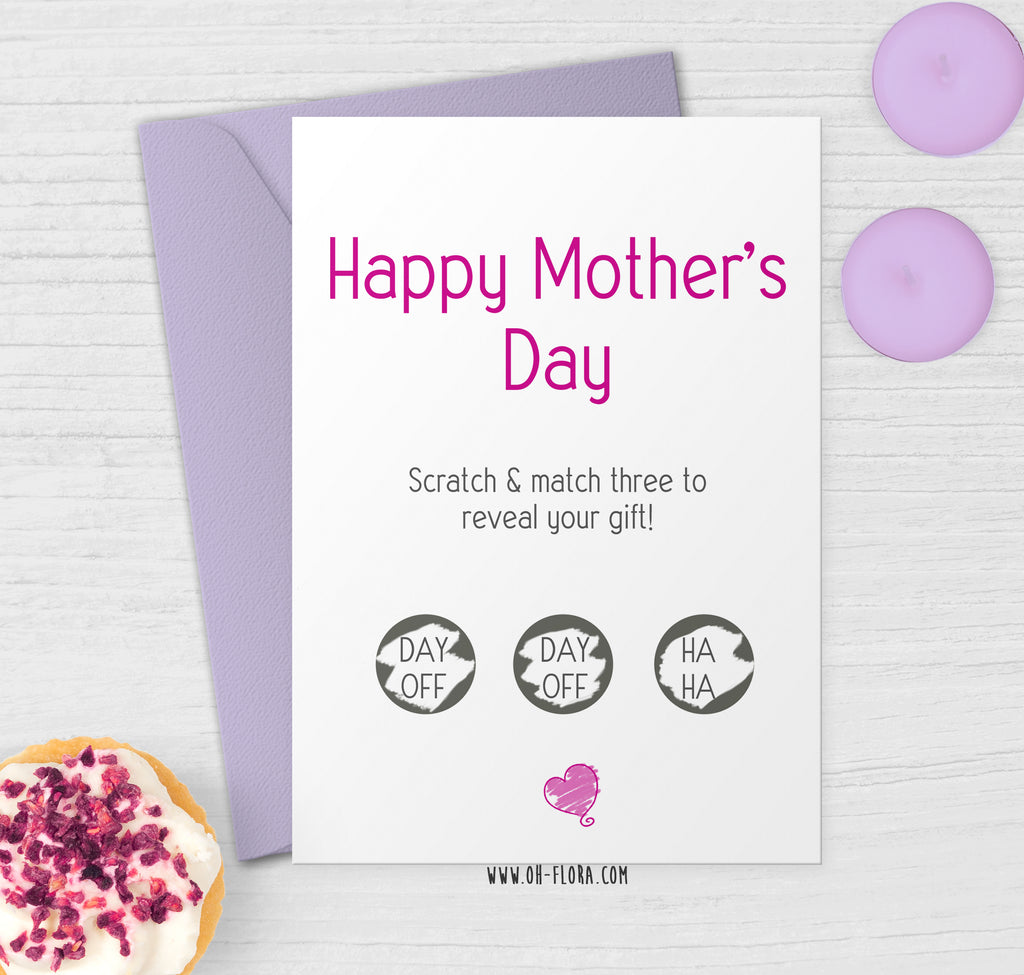 Mother's Day Scratch Card