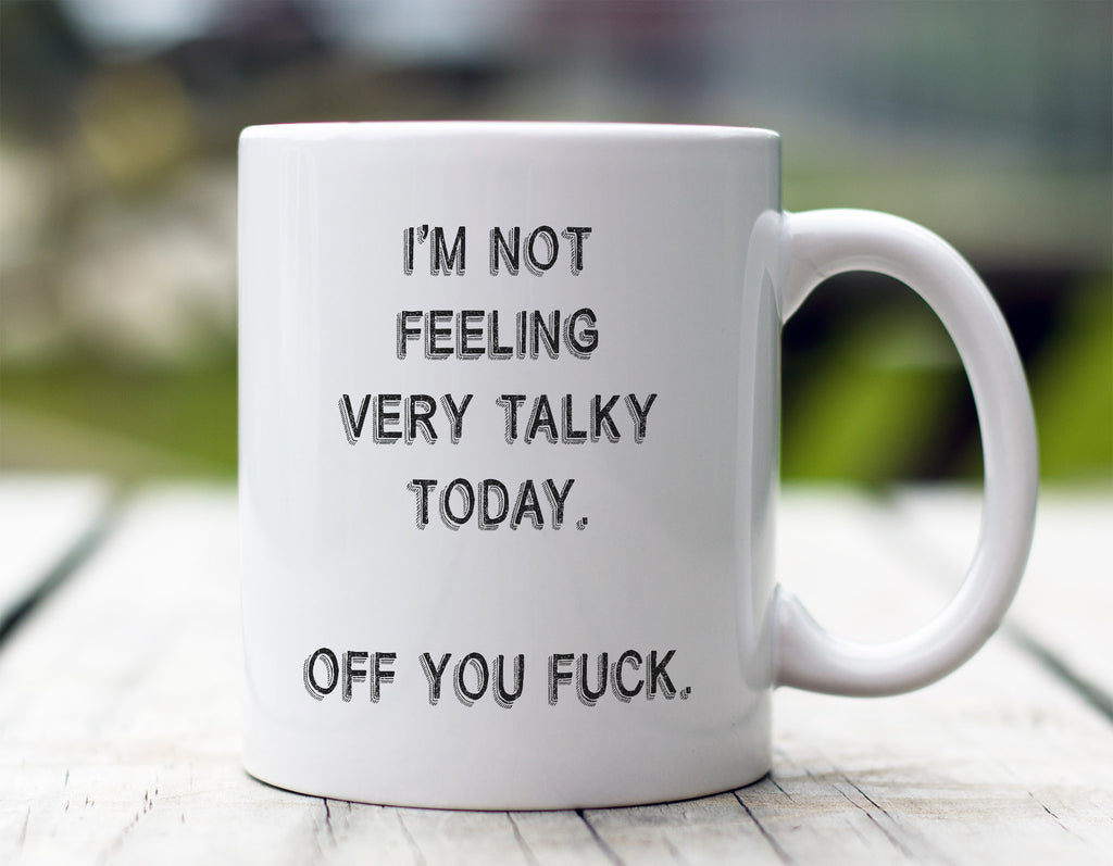 Not Very Talky Mug