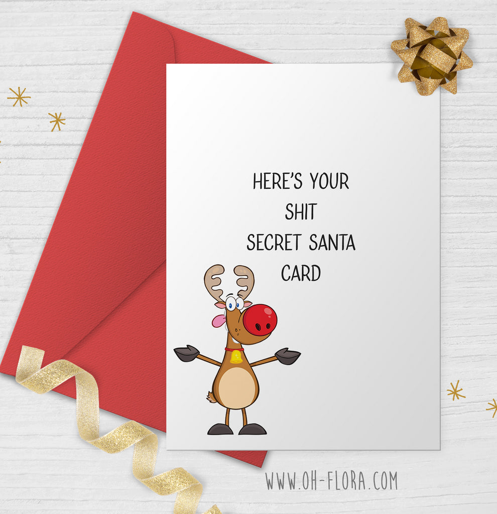 Shit Secret Santa Card