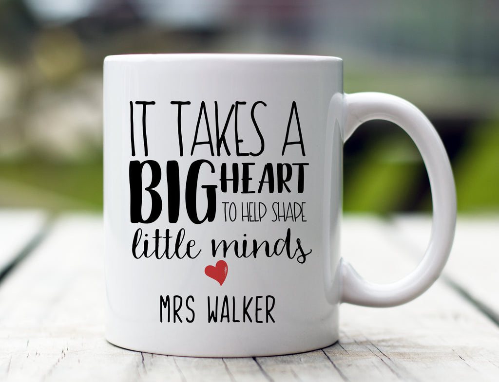Personalised Big Heart Mug
