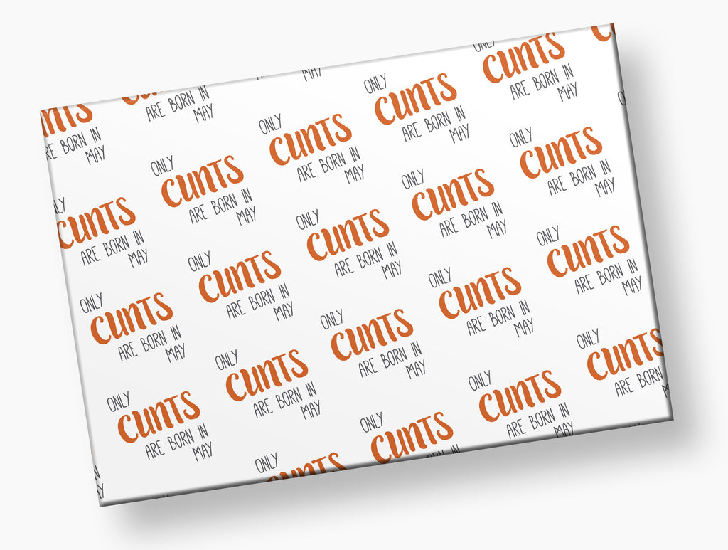 May Cunt Gift Wrap