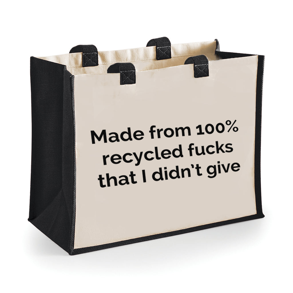 Recycled Fucks Shopping Bag