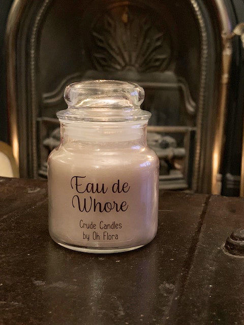 Small Eau De Whore Jar Candle