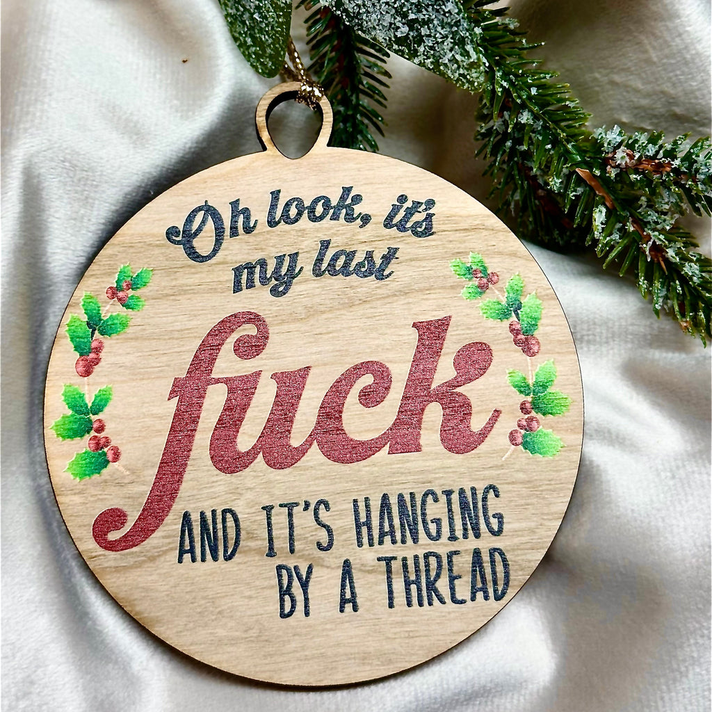 Hanging by a Thread Tree Decoration