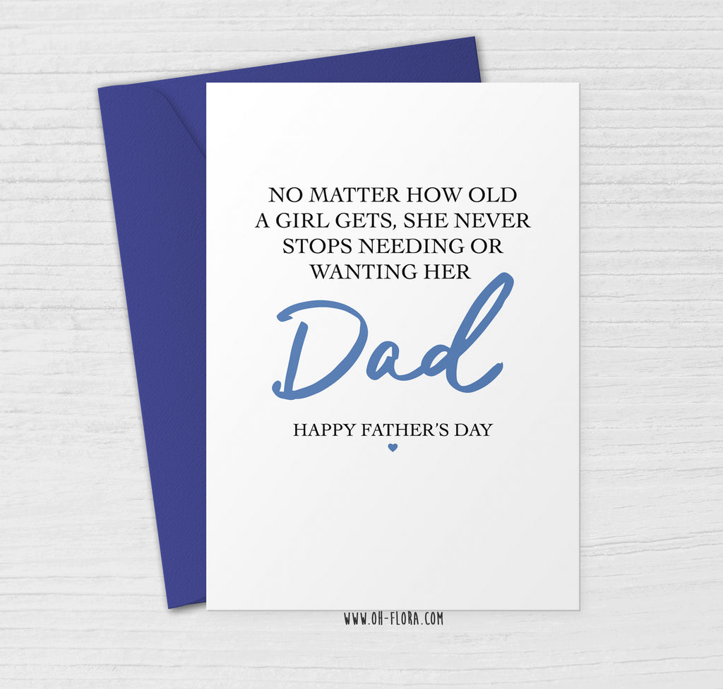 Needing Her Dad