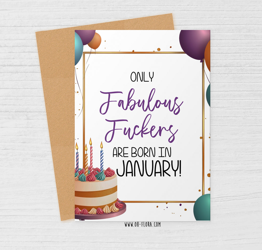 Fabulous Fucker January