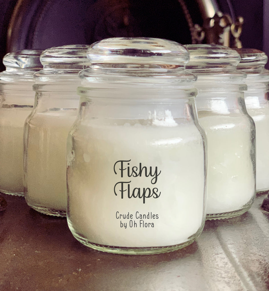Fishy Flaps Small Jar Candle