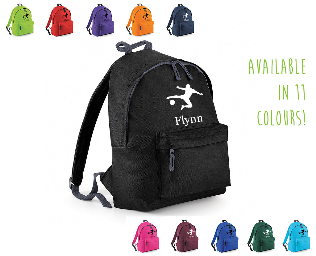 Personalised Football Backpack