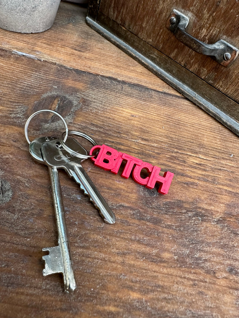 Bitch Keyring