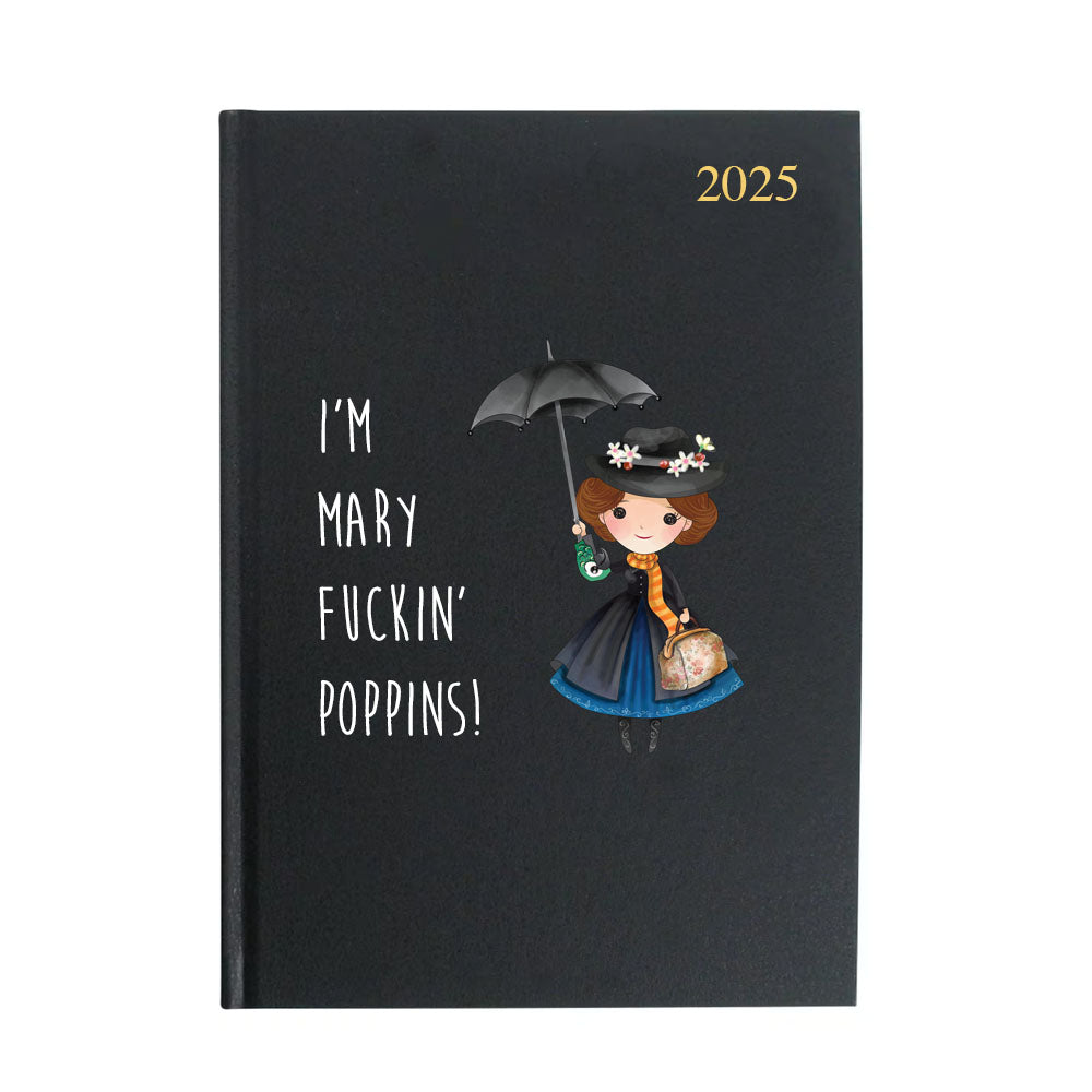 Mary Poppins 2025 A5 Week To View Diary