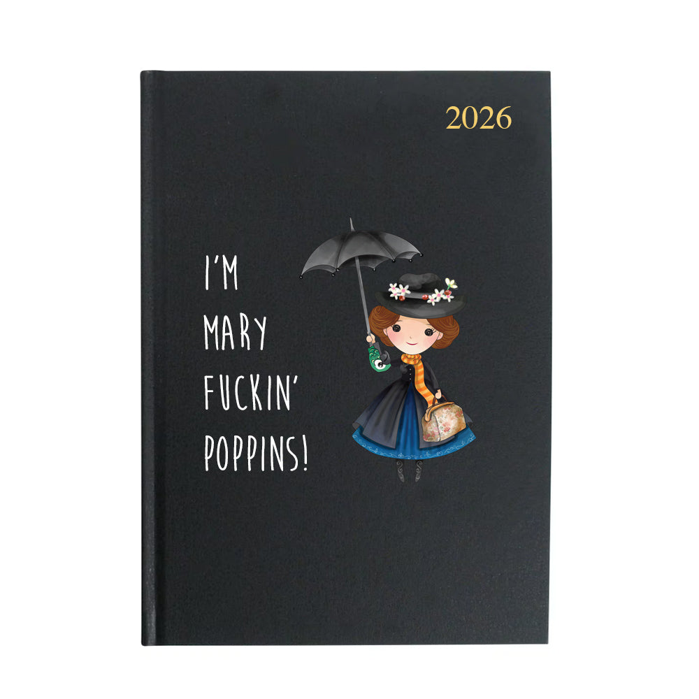 Mary Poppins 2026 A5 Week To View Diary