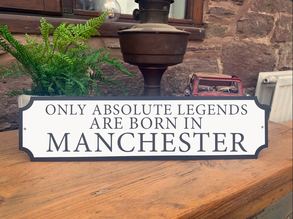 Absolute Legends Vintage Style Sign (Add Any Place!)