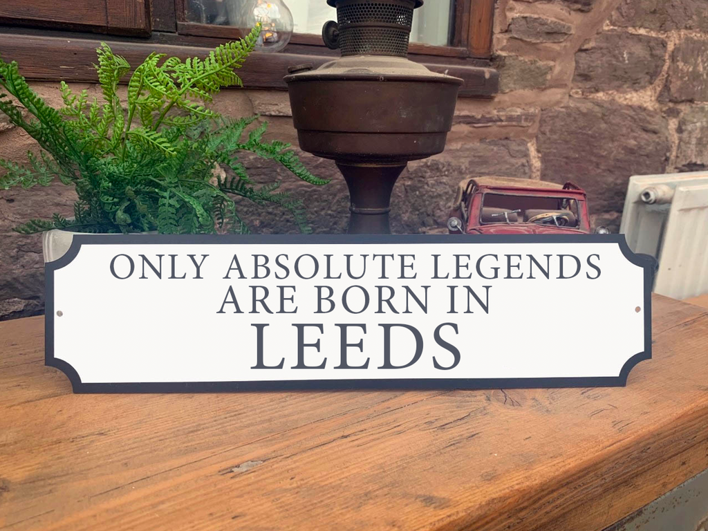 Absolute Legends Vintage Style Sign (Add Any Place!)