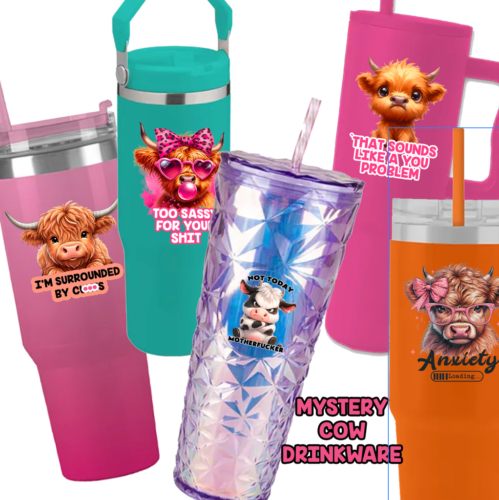 £20 Mystery Highland Cow Drinkware