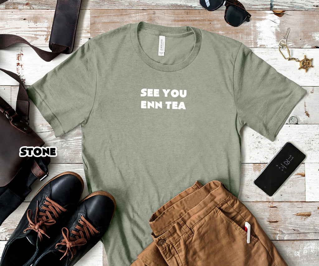 See You Enn Tea Mens T-Shirt