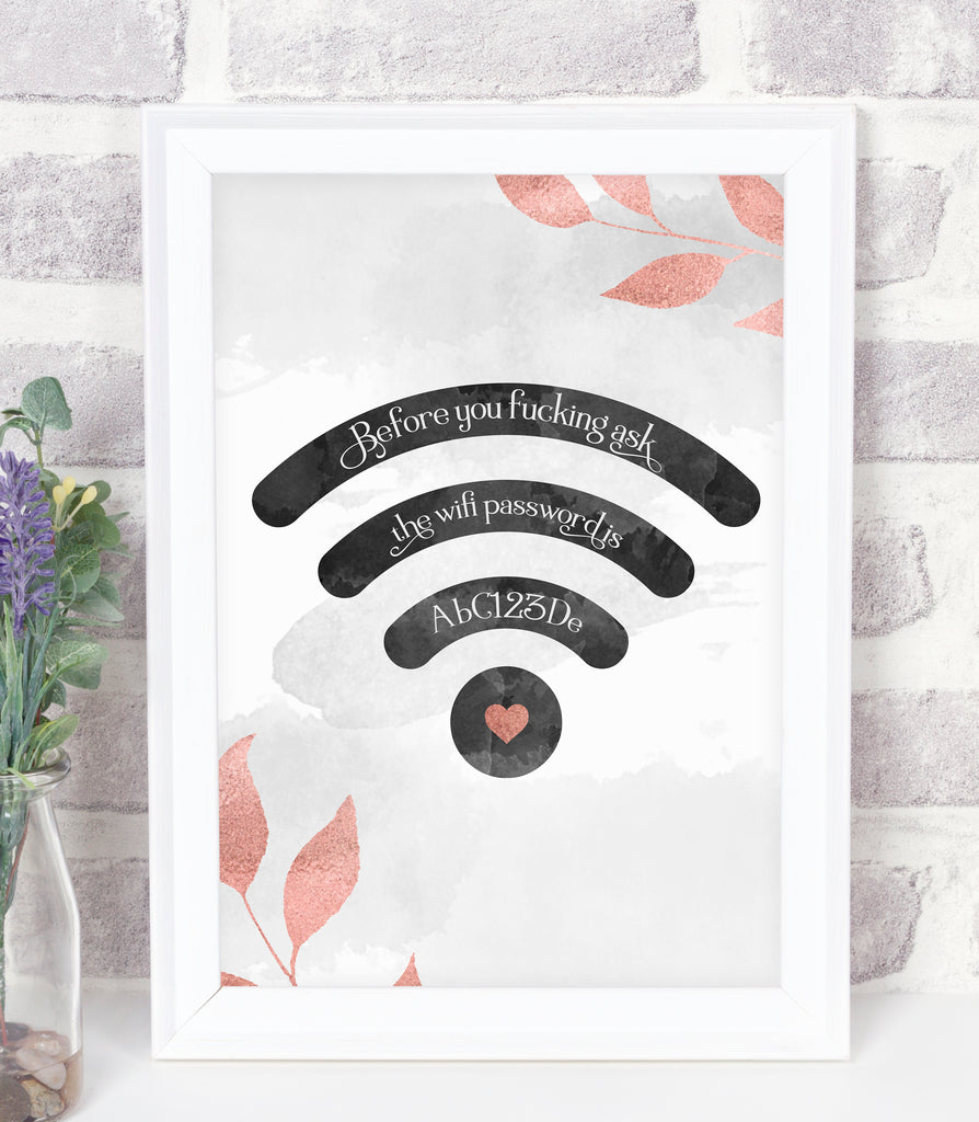 Wifi Password Print