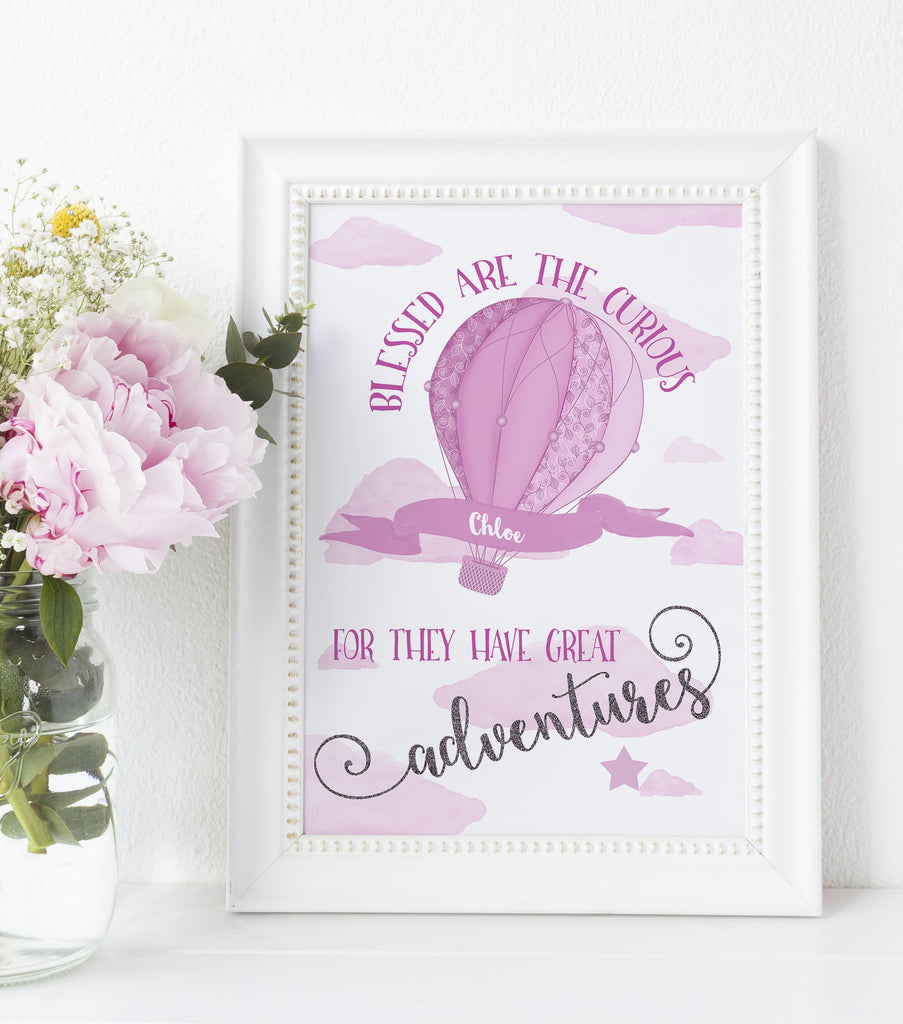 Blessed Are The Curious (pink)