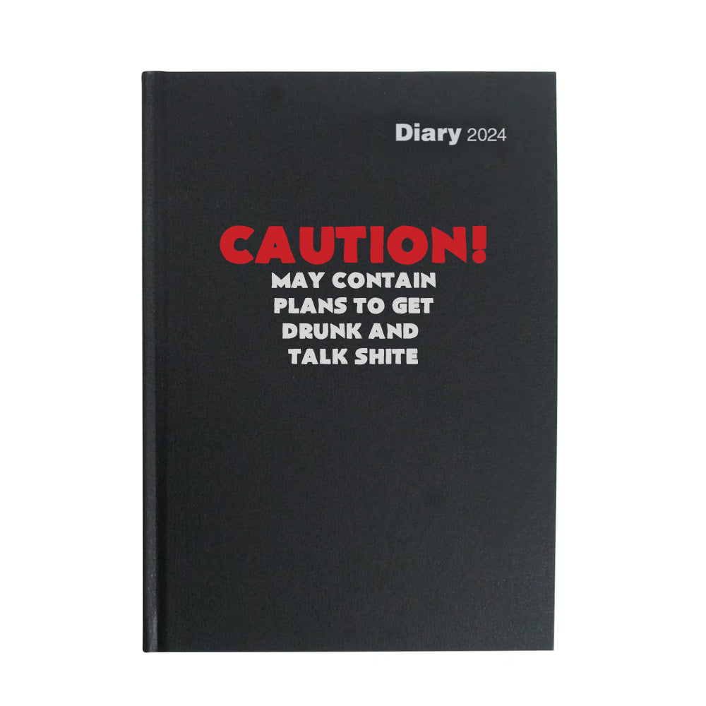 CAUTION! 2024 A5 Week To View Diary