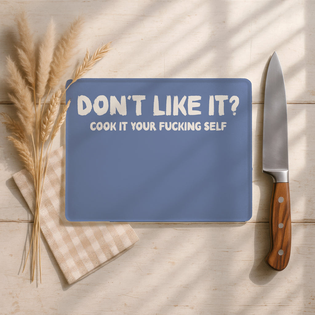 Cook It Yourself Glass Cutting Board