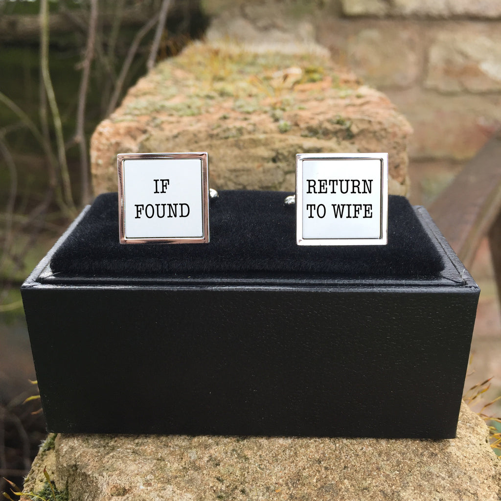 Return To Wife Cuff Links