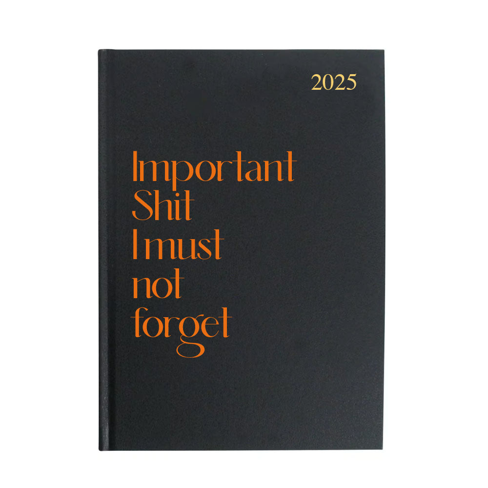 Important 2025 A5 Week To View Diary