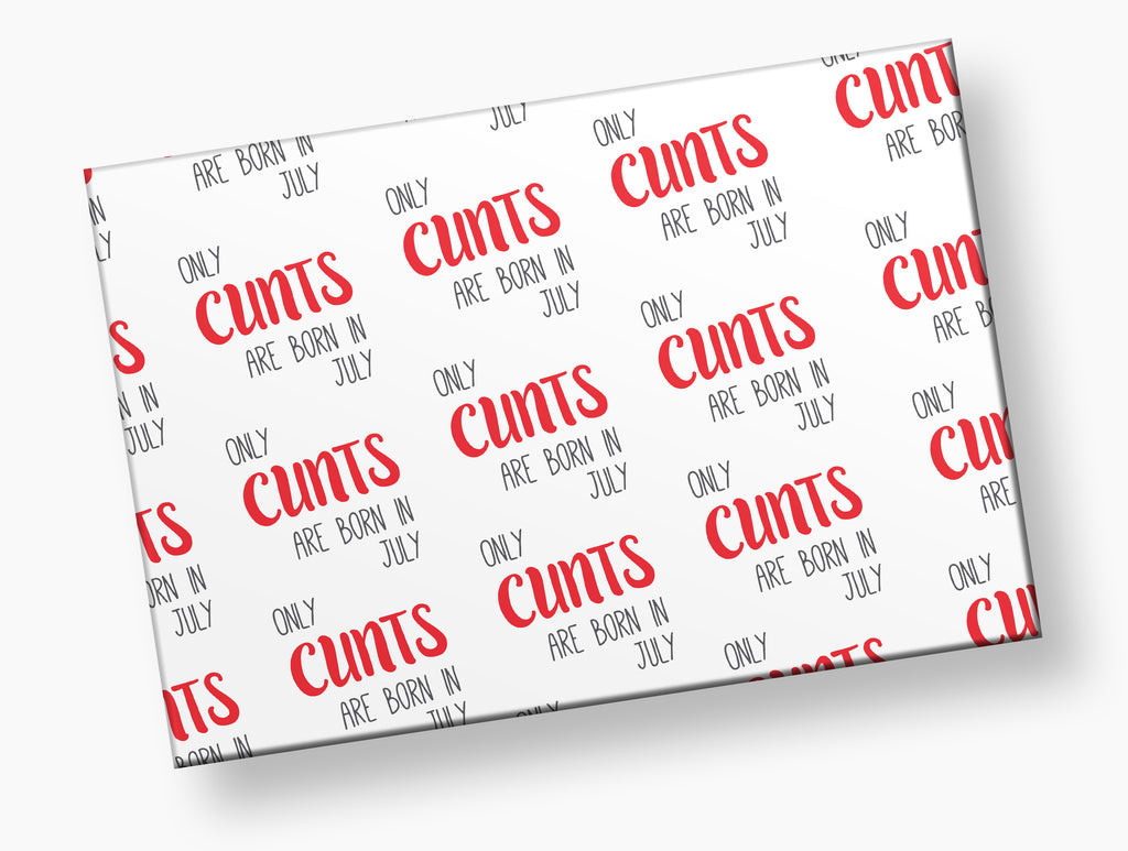 July Cunts Gift Wrap