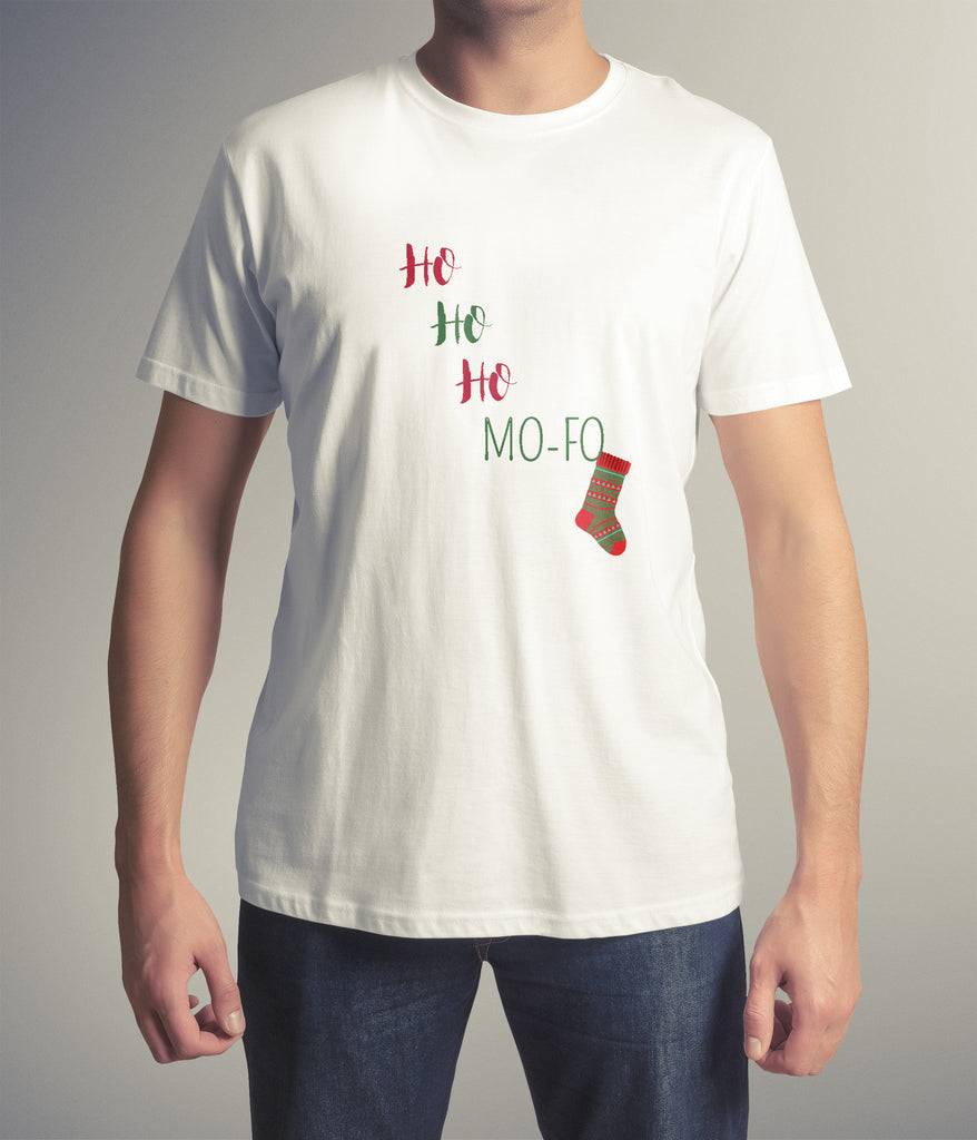Ho Ho Ho Mo-Fo Men's Tshirt