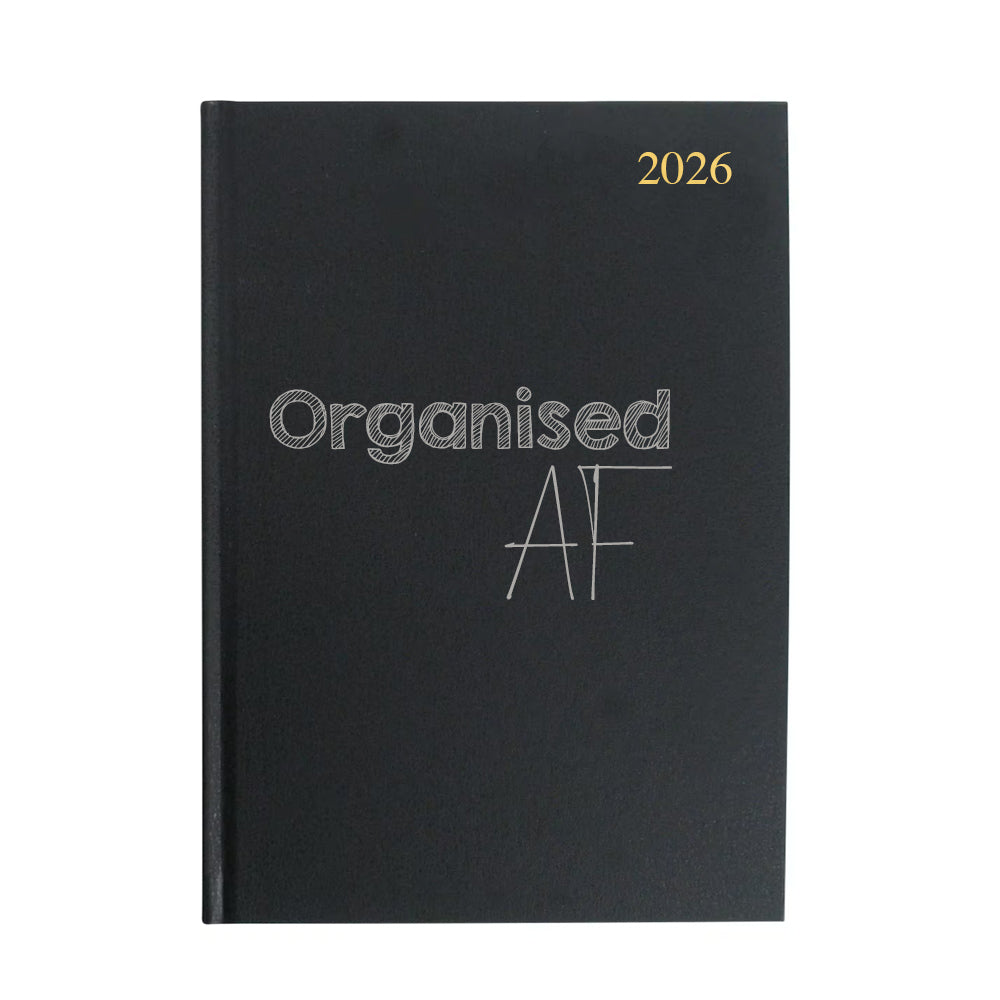 Organised AF 2026 A5 Week To View Diary