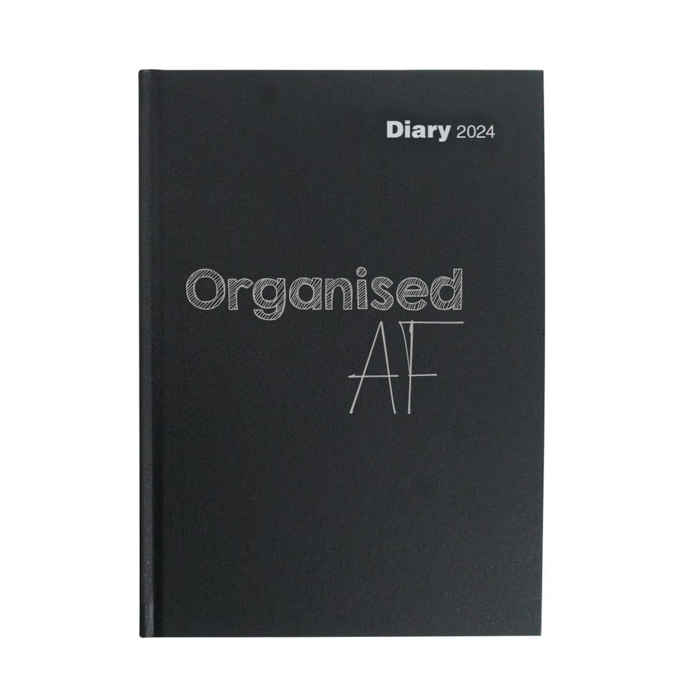 Organised AF 2024 A5 Week To View Diary