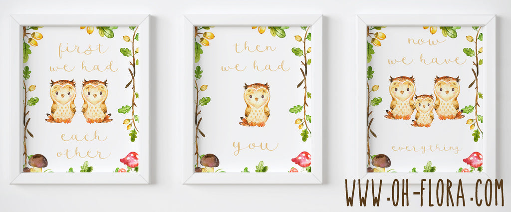 Each Other Trio Owls