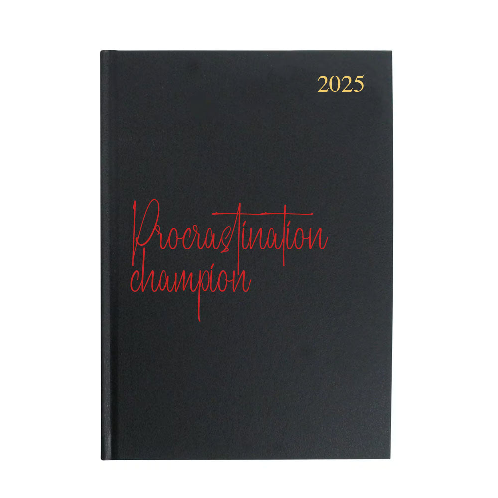 Procrastination 2025 A5 Week To View Diary