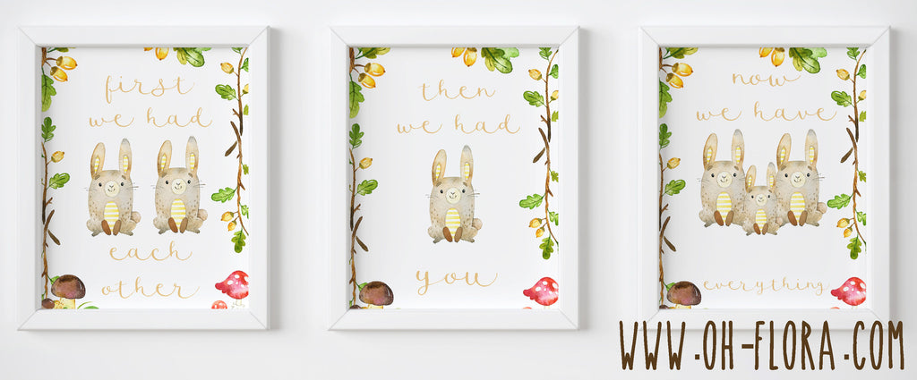 Each Other Trio Rabbits
