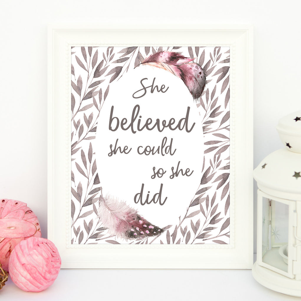 She Believed She Could