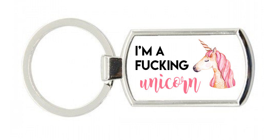 Unicorn Keyring