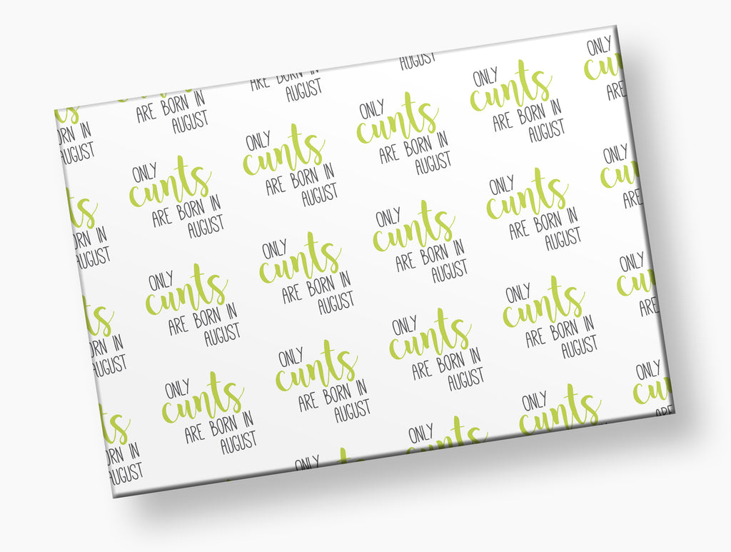 August Cunts Gift Wrap