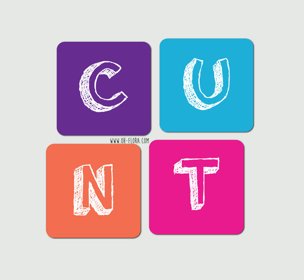 Bright Coaster Set – Oh Flora