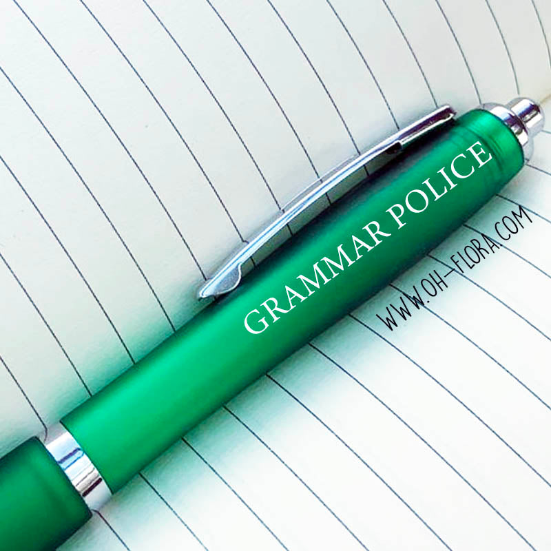 Grammar Police Pen