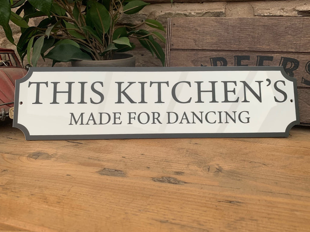 Made For Dancing Vintage Style Street Sign