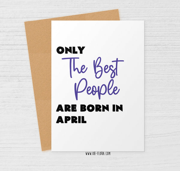 Best People April – Oh Flora