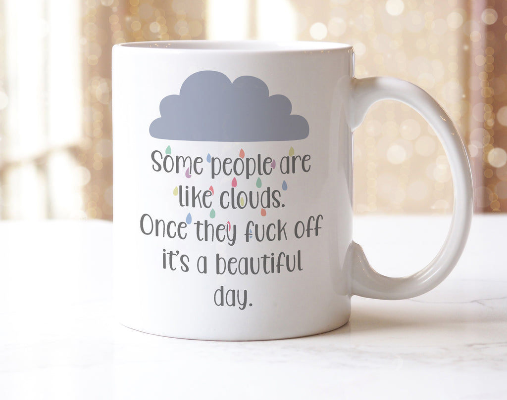 People Are Like Clouds Mug
