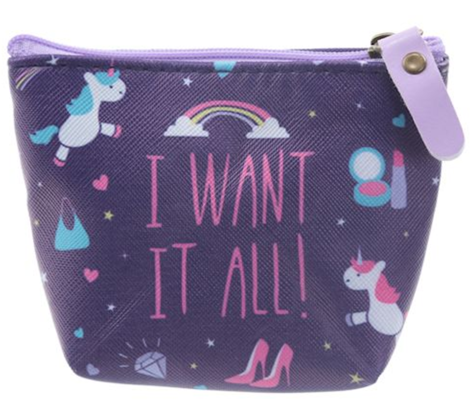 Unicorn Make Up purse