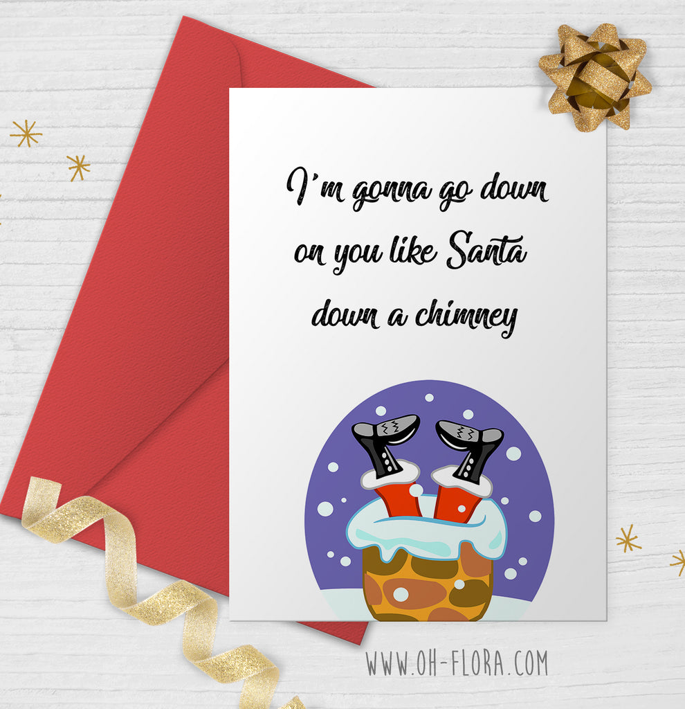 Santa Down A Chimney