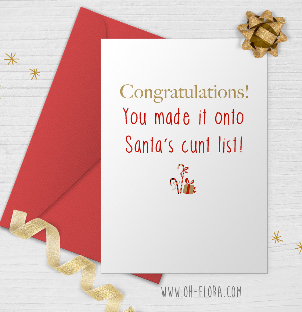Santa's Cunt List