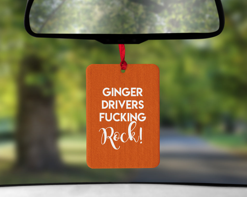 Ginger Driver Car Air Freshener