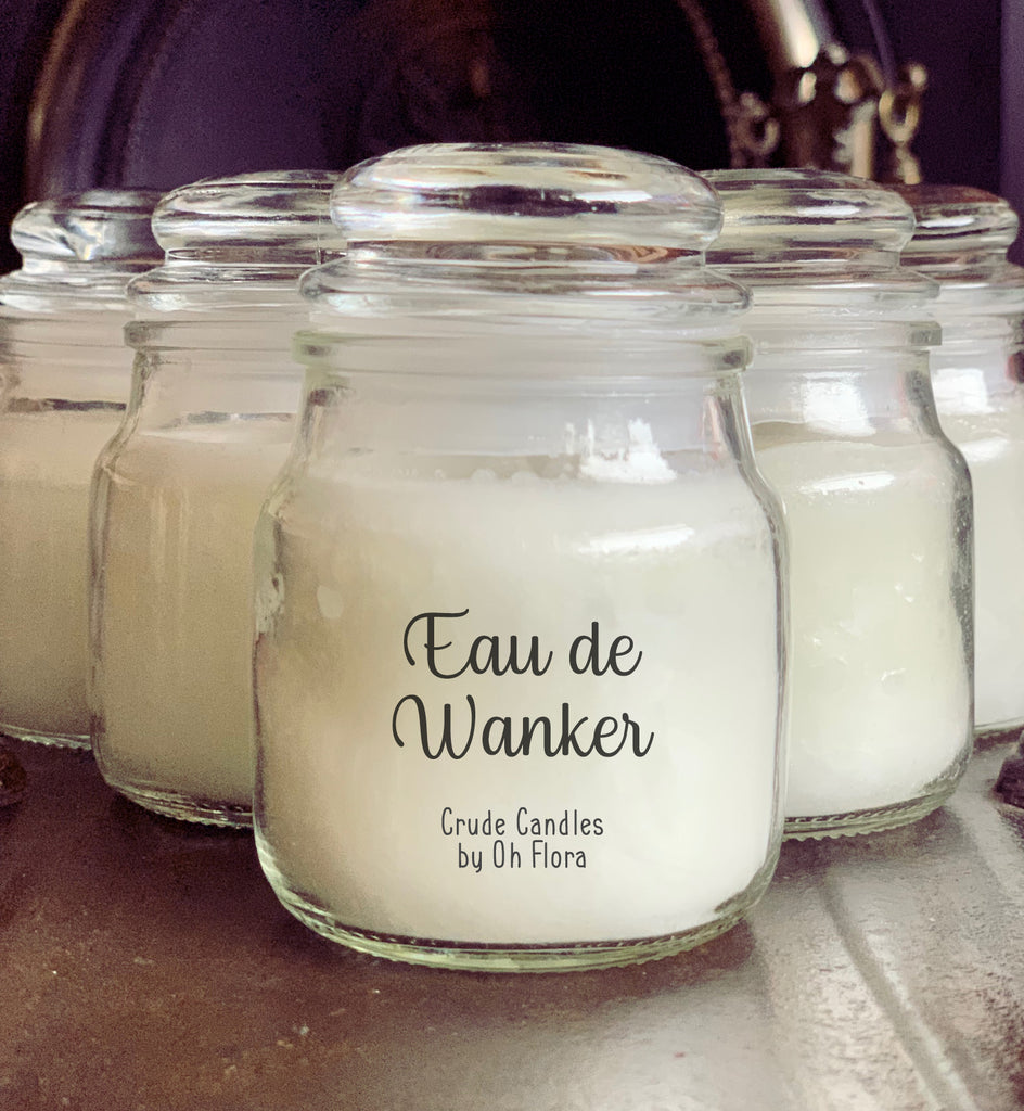 Small Eau De Wanker Jar Candle