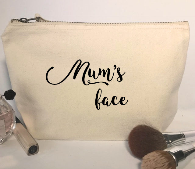 Mum's Face Make-Up Bag