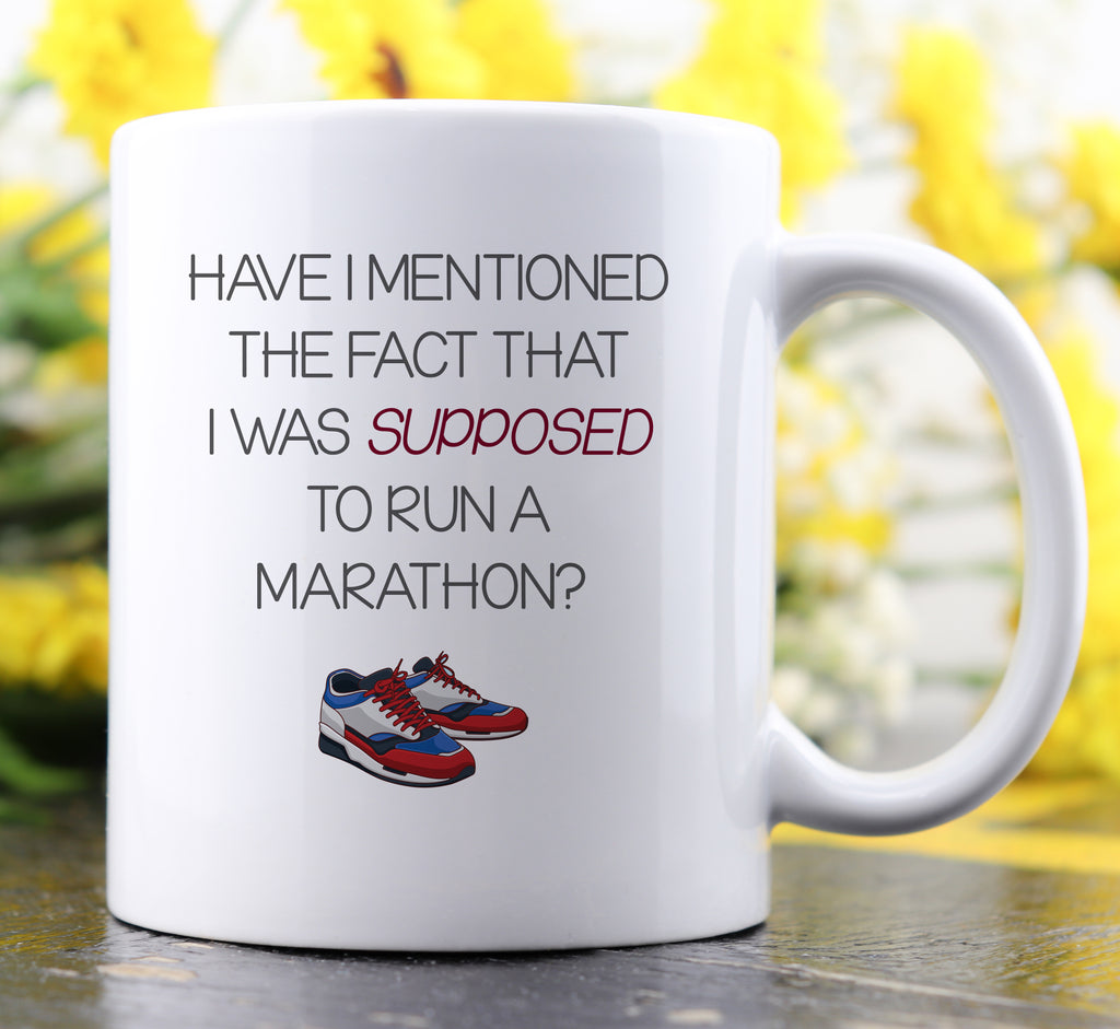 Supposed To Run A Marathon Mug