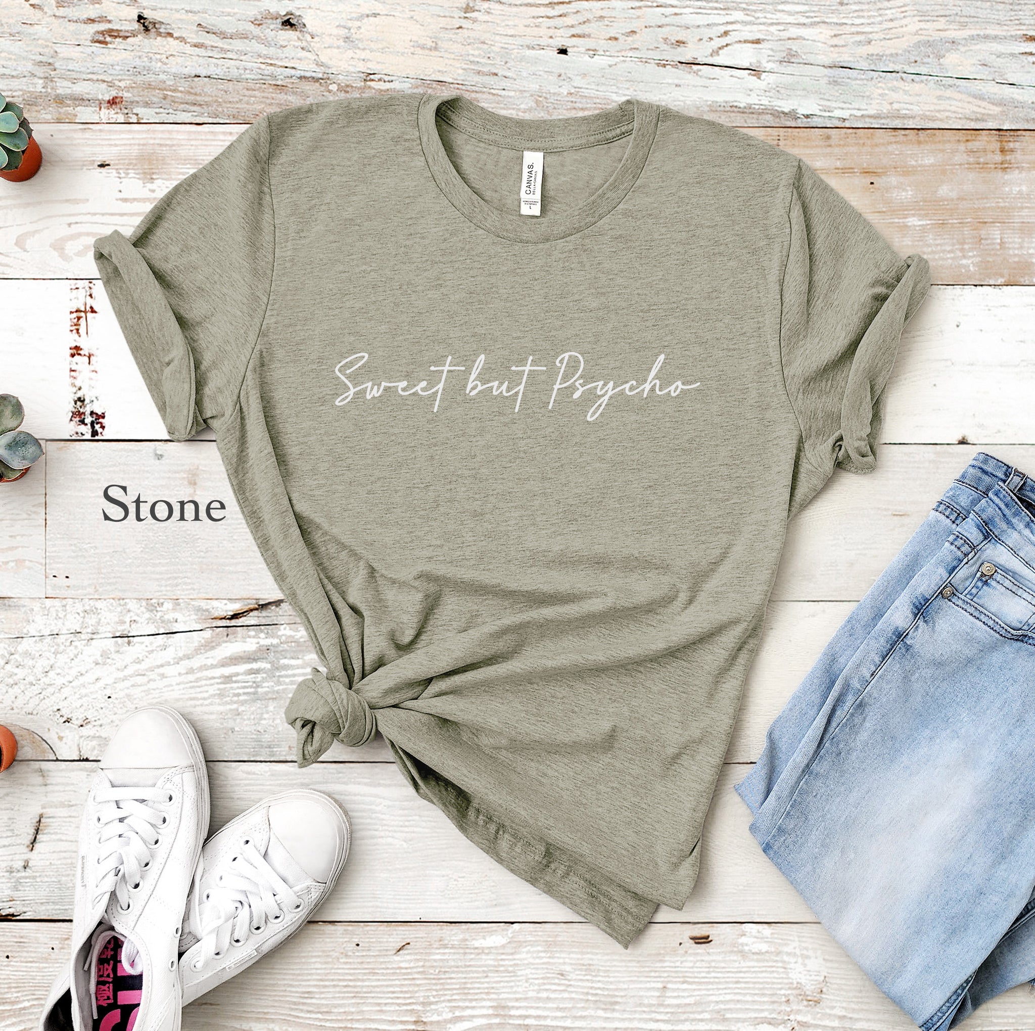 Sweet but Psycho Tee Oh Flora